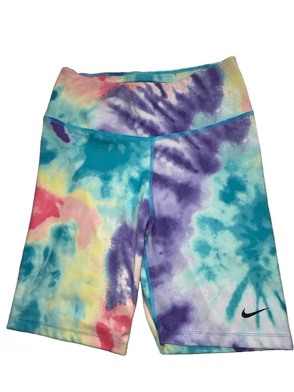 Nike Dri-FIT Tie-Dye Athletic Shorts Blue Purple Boys Medium Like New